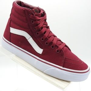 mens red vans shoes